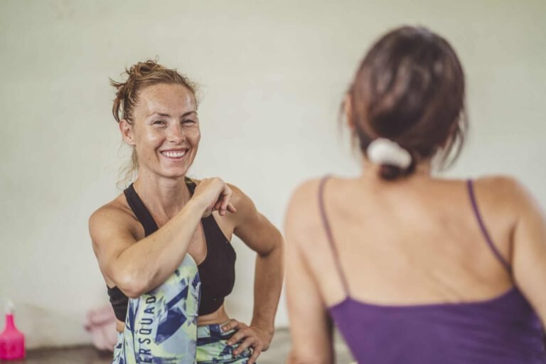 Yoga session at Orion Healing Centre